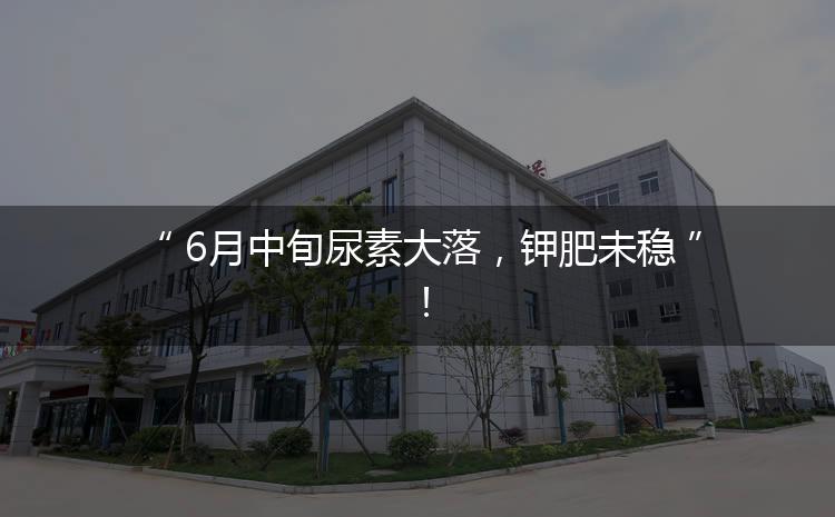 6月中旬尿素大落，鉀肥未穩(wěn)！
